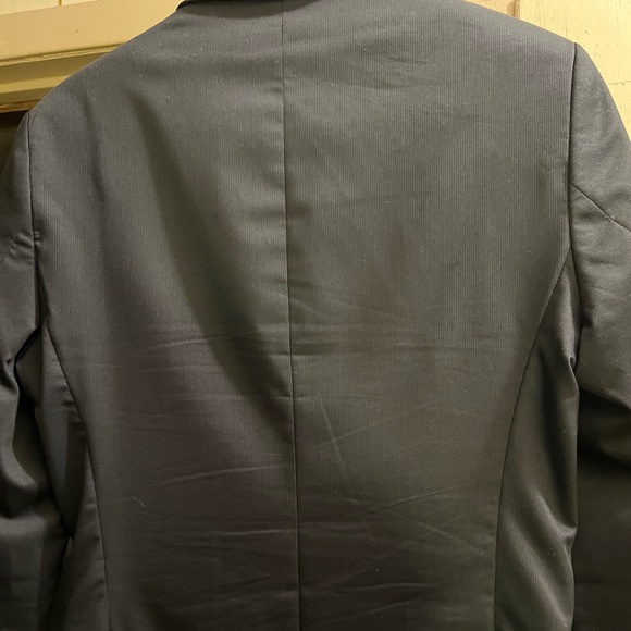 Mens Zara navy blazer size 36 - Picture 3 of 3